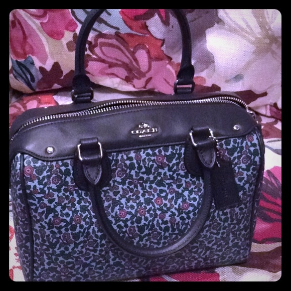 💗COACH💗Handbag & Keyfob/Card Holder Set - Picture 1 of 4